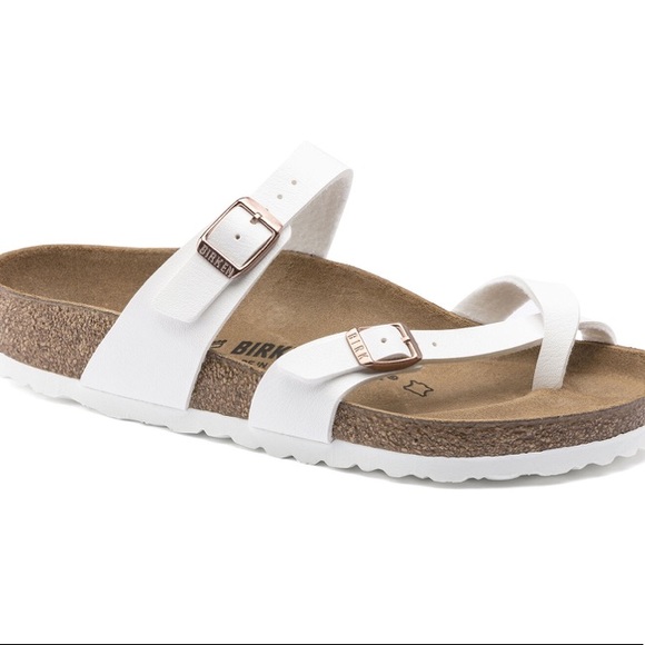 Birkenstock Shoes - Birkenstock Mayari Birko-Flor Patent White 38